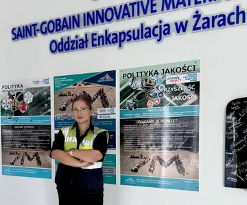Magdalena Gawlik - staż Saint-Gobain Sekurit Enkapsulacja