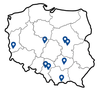 Staże Saint-Gobain - mapa